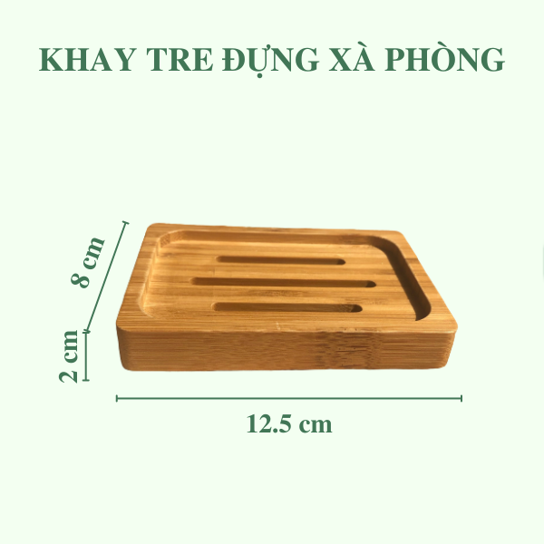 Khay tre đựng xà phòng - Khay xà phòng trong phòng tắm giá 30,000 đang rẻ nhất thị trường