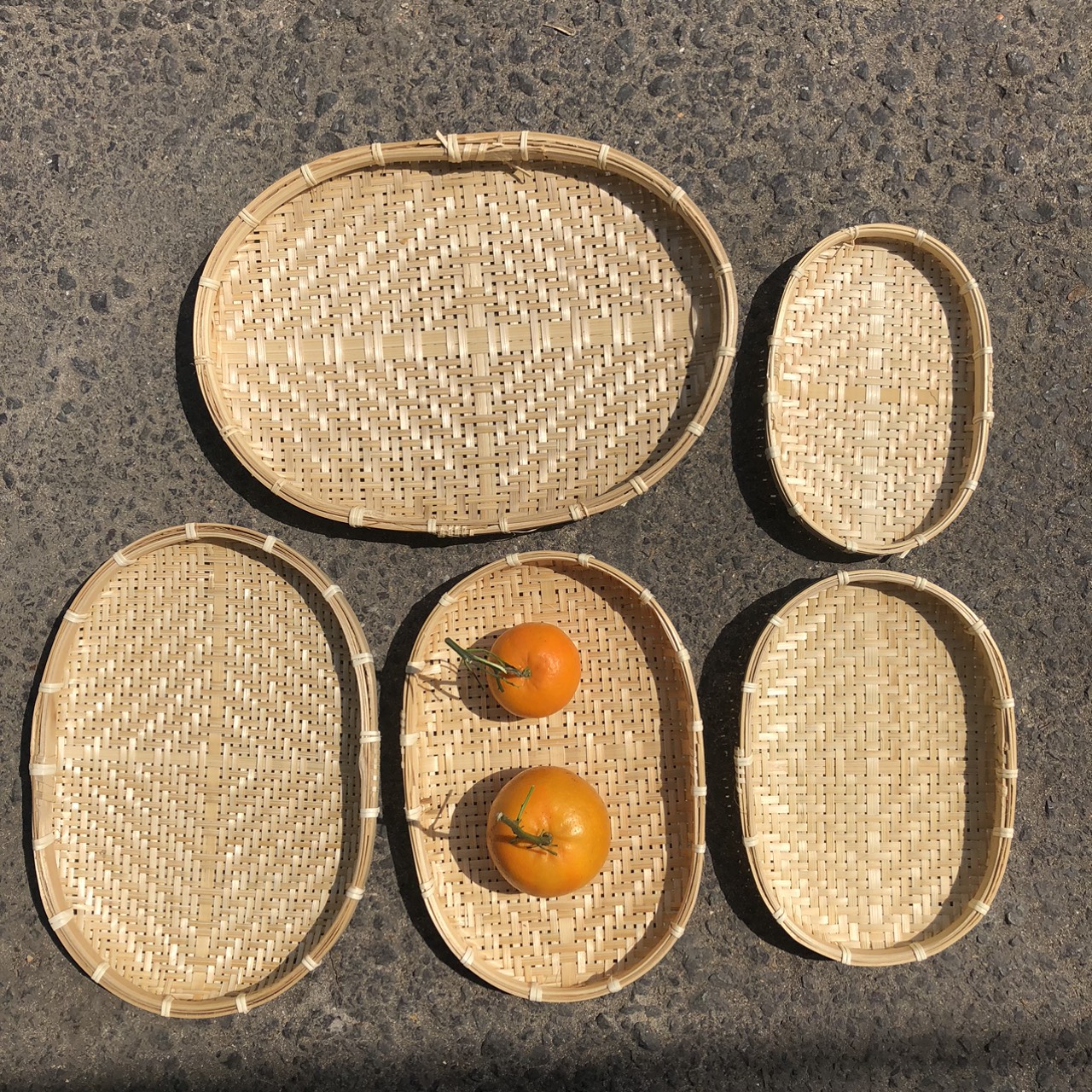 ảnh của sản phẩm Mẹt Tre Hình Oval đựng bánh kẹo - Dĩa tre đựng đồ ăn, phụ kiện chụp ảnh số 6