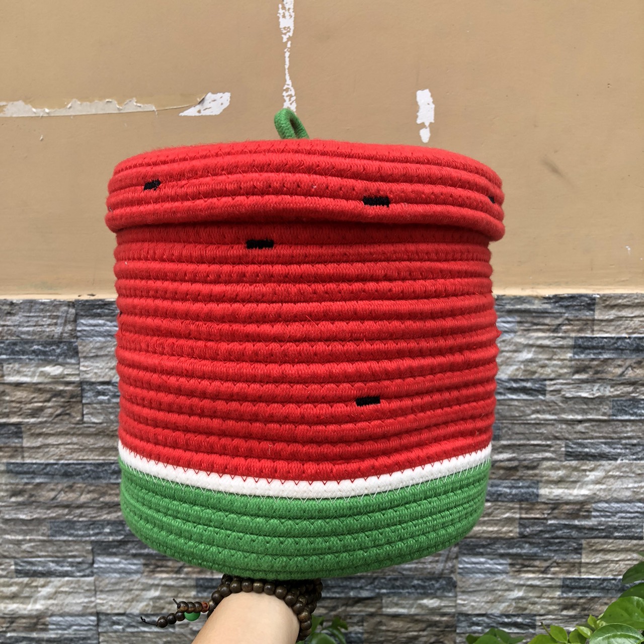 ảnh của sản phẩm Sọt Cotton đựng đồ chơi - Giỏ đựng quần áo dễ thương xinh xắn bằng cotton số 8