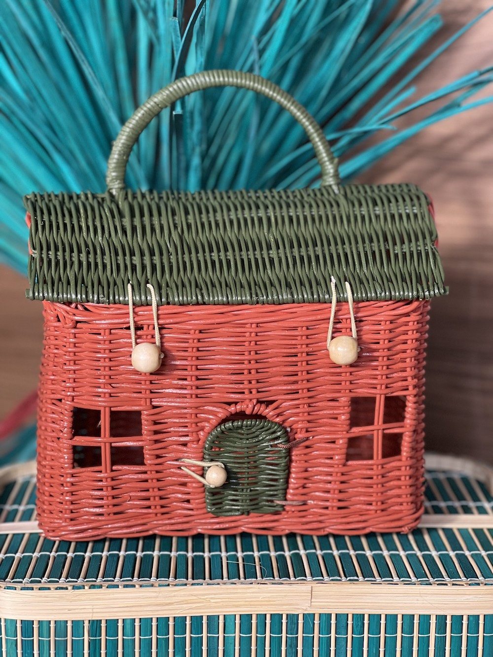 Đồ trang trí Noel bằng mây - Chuông treo cây Noel- Rổ đựng kẹo decor giá 30,000 đang rẻ nhất thị trường