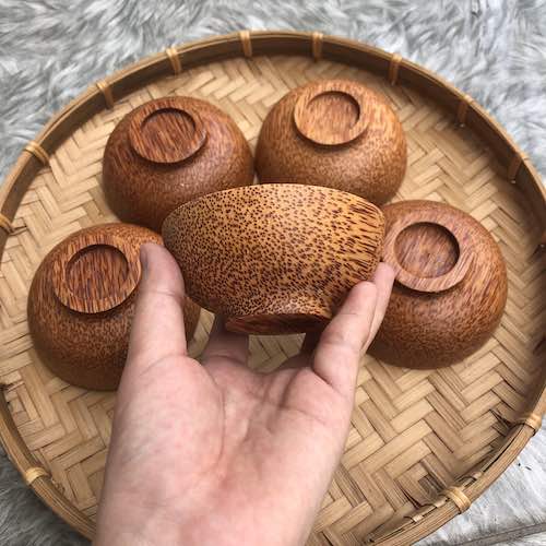 Chén gỗ dừa - Tô gỗ dừa - Coconut Wooden Bowl giá 35,000 đang rẻ nhất thị trường