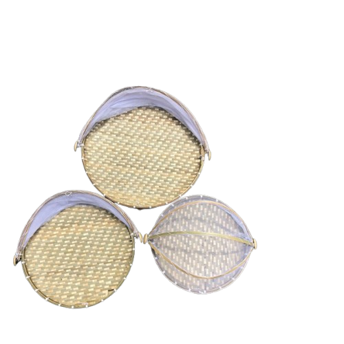 Mẹt Cật Tre Lồng Bàn/ Mẹt Lồng Bàn Đậy Đồ Ăn Tránh Bụi/ Ruồi Muỗi - Bamboo Food Storage Tray With Cover giá 50,000 đang rẻ nhất thị trường