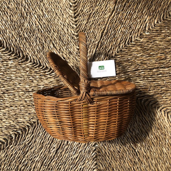 Giỏ Mây Picnic Có Nắp Đựng Đồ - Giỏ Mây Đi Du Lịch, Dã Ngoại để Chụp Ảnh/ Trang Trí giá 180,000 đang rẻ nhất thị trường