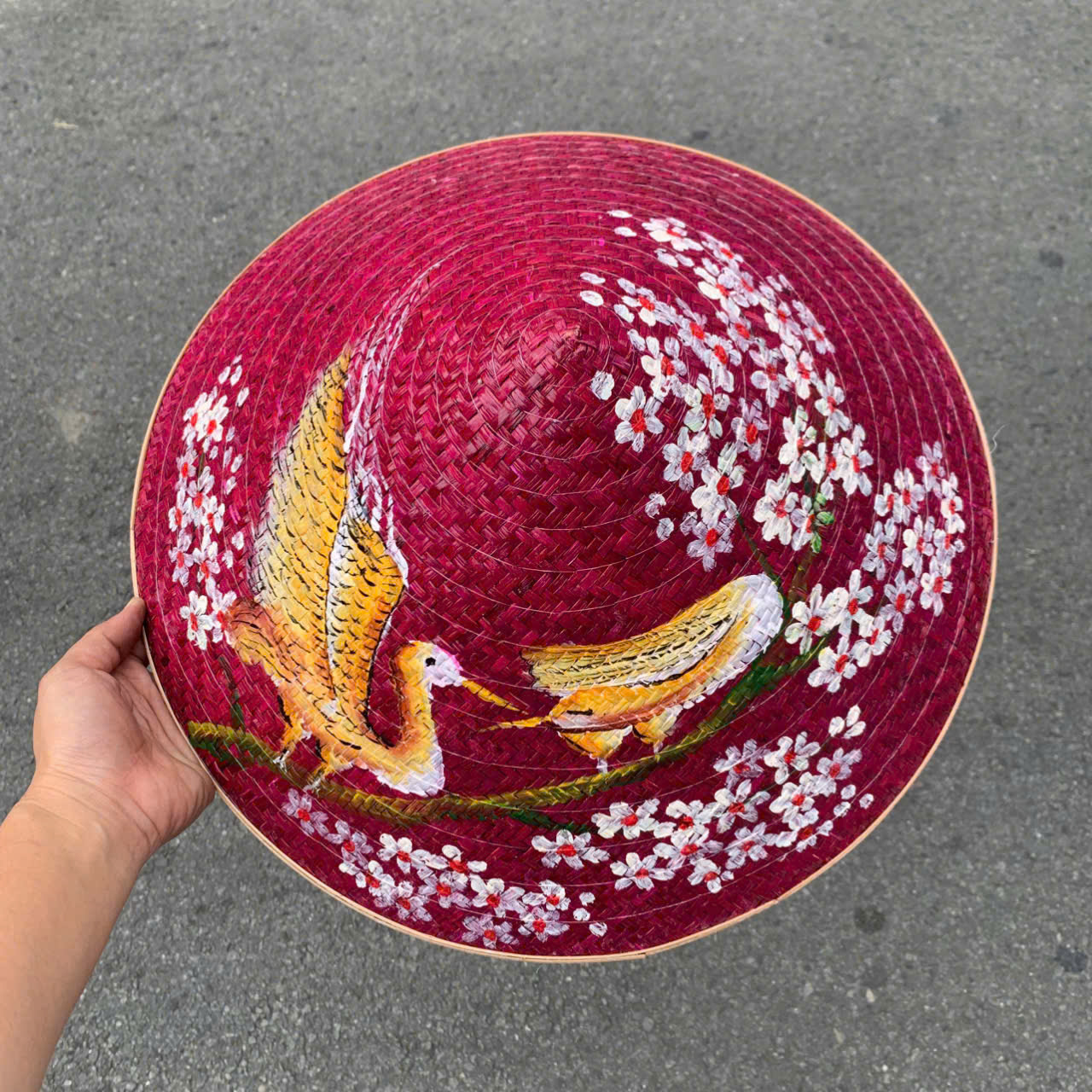 ảnh của sản phẩm Nón lá cỏ bàng vẽ nhiều mẫu - Nón cỏ chắc chắn (mẫu đẹp) số 28