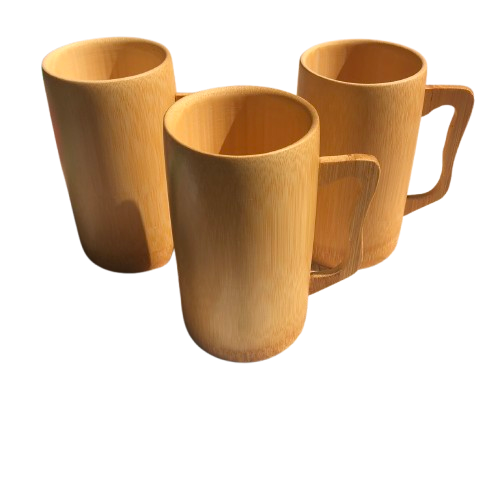 Ly tre có tay cầm - Bamboo cup with handle giá 80,000 đang rẻ nhất thị trường