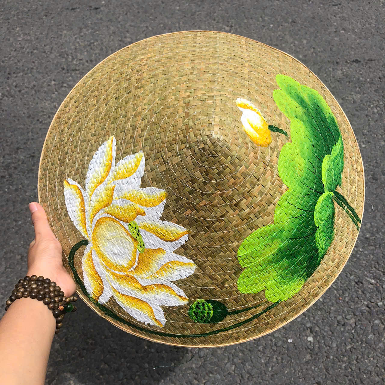 ảnh của sản phẩm Nón lá cỏ bàng vẽ nhiều mẫu - Nón cỏ chắc chắn (mẫu đẹp) số 13