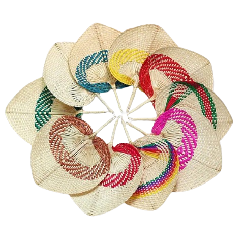 Quạt Nan- Quạt Cầm Tay Đan Thủ Công Decor / Treo tường giá 32,000 đang rẻ nhất thị trường