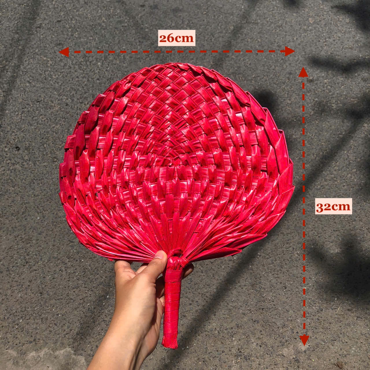 ảnh của sản phẩm Quạt Nan- Quạt Cầm Tay Đan Thủ Công Decor / Treo tường số 20