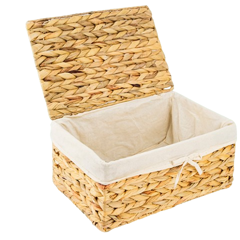Bộ 3 giỏ lục bình đa năng nắp lót giá 150,000 đang rẻ nhất thị trường