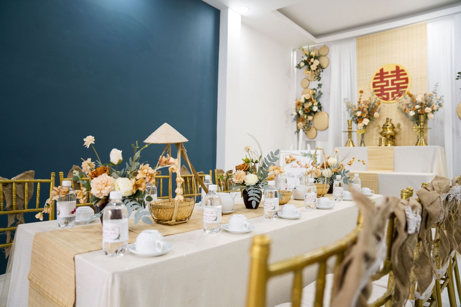 Mành tre trang trí, mành tăm tre khổ 30cm trải bàn gia tiên, trang trí tiệc cưới giá 42,000 đang rẻ nhất thị trường