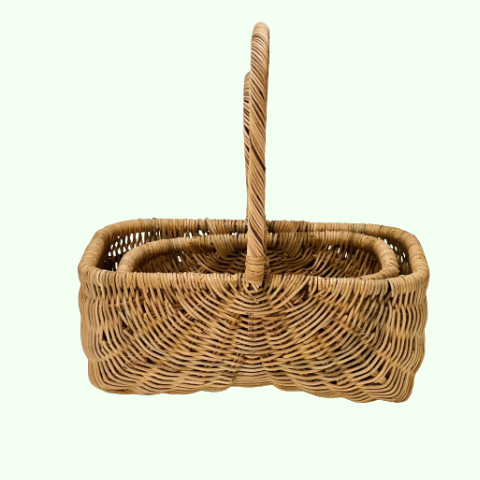 Giỏ Mây Picnic Đựng Đồ Đa Năng (không nắp không lót) - Picnic Basket giá 220,000 đang rẻ nhất thị trường