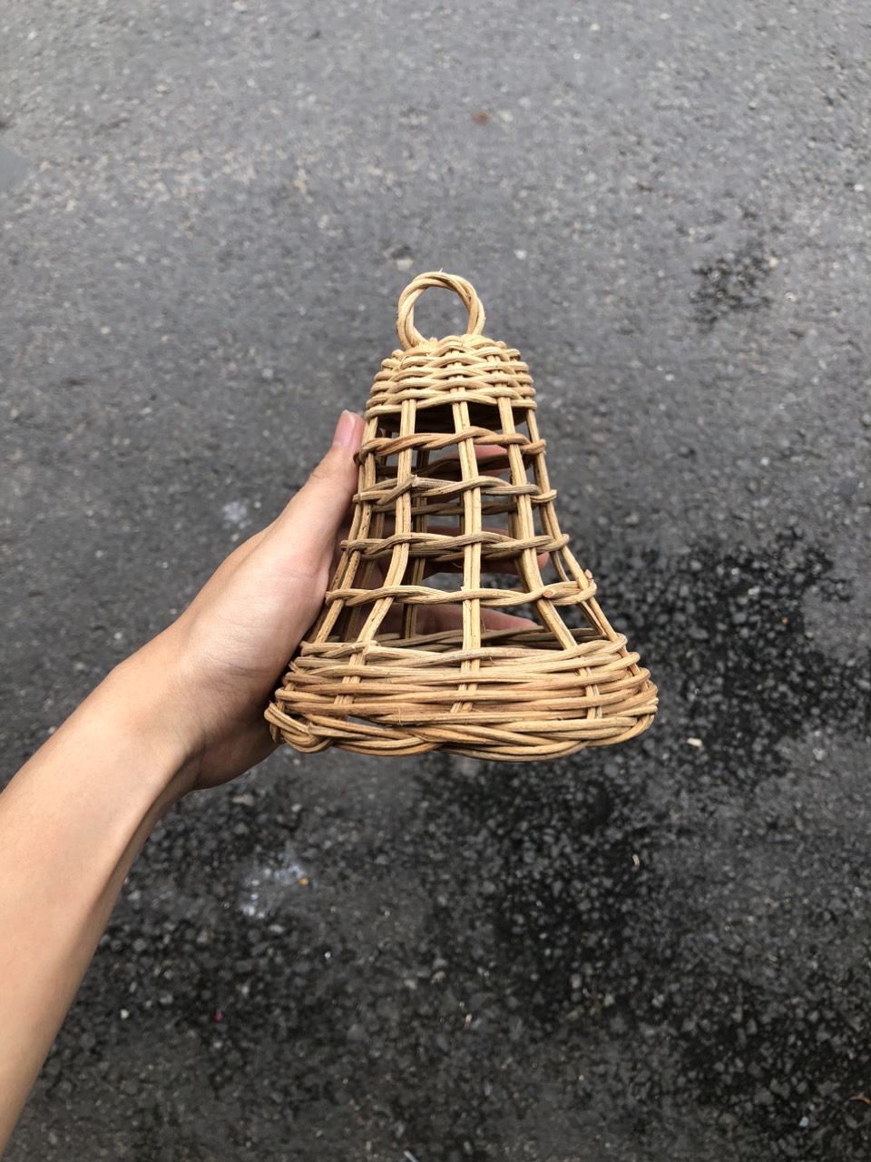 ảnh của sản phẩm Đồ trang trí Noel bằng mây - Chuông treo cây Noel- Rổ đựng kẹo decor số 4