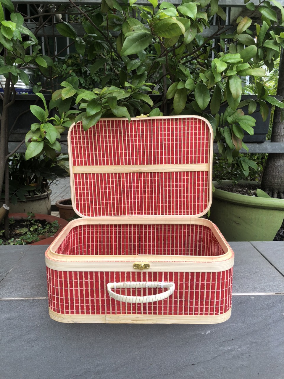 Giỏ Tre Picnic, Chụp Ảnh/ Vali Tre Đựng Đồ/ Hộp Đựng Quà Tặng - Bamboo Picnic Basket giá 220,000 đang rẻ nhất thị trường