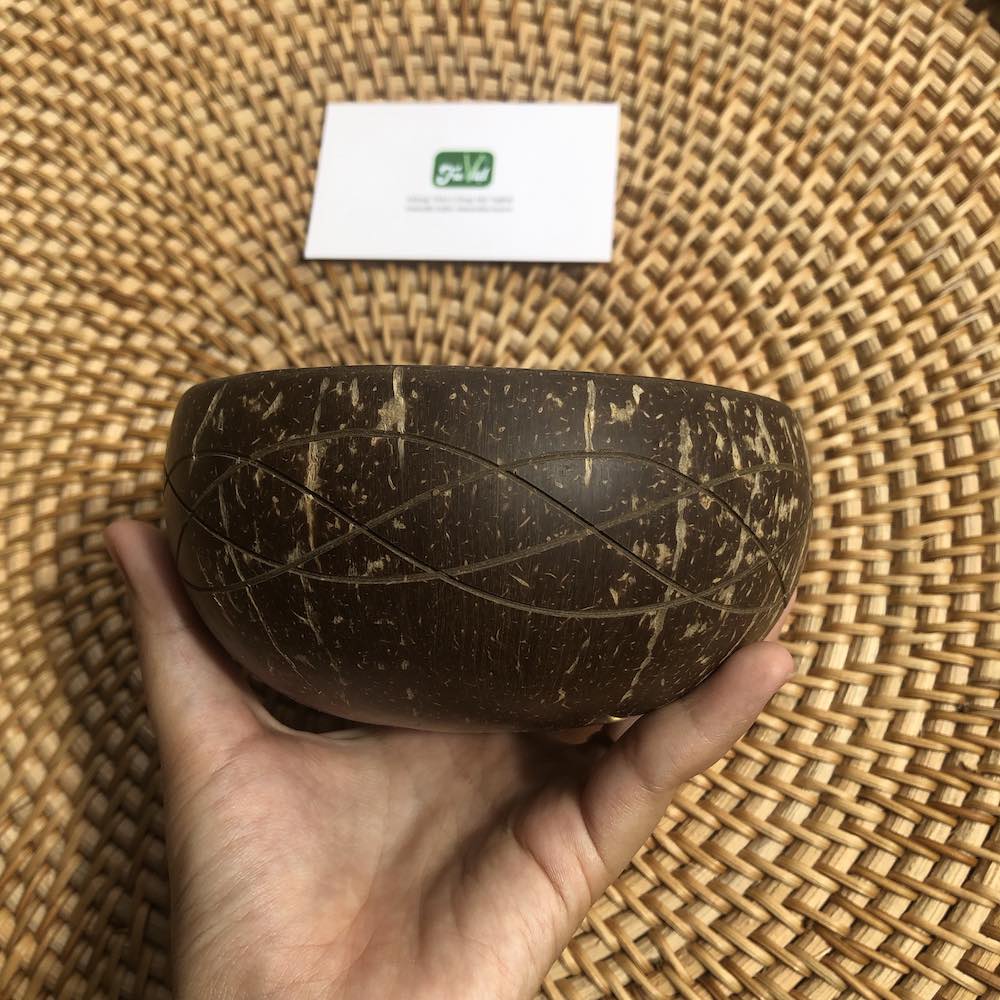 ảnh của sản phẩm Bát Gáo Dừa Kiểu - Bát Gáo Dừa Khắc - Coconut Bowl số 9