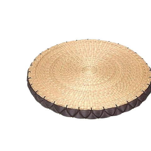 hình ảnh của sản phẩm Đệm cói chữ nhật đen D45cm