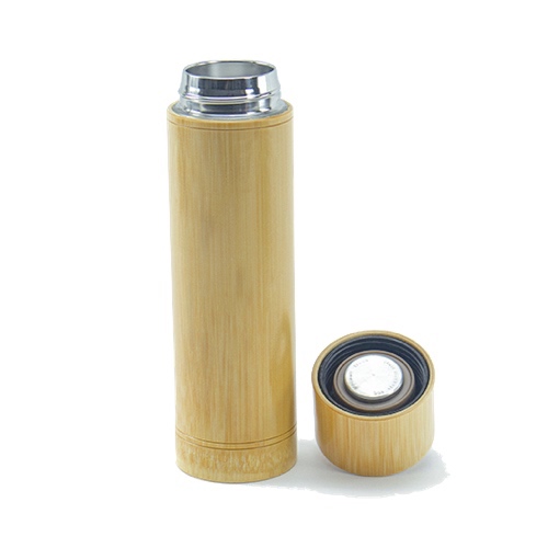 ảnh của sản phẩm Bình giữ nhiệt bằng tre - Bamboo Thermos Flask 500ml số 4