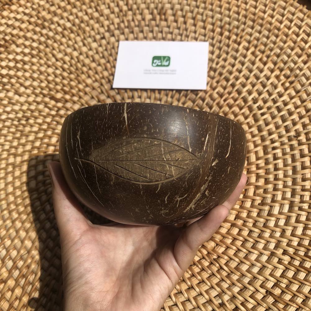 ảnh của sản phẩm Bát Gáo Dừa Kiểu - Bát Gáo Dừa Khắc - Coconut Bowl số 7