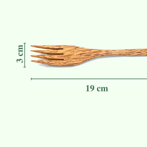 Nĩa gỗ dừa - Coconut Wooden Fork giá 17,000 đang rẻ nhất thị trường