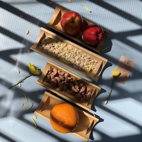 ảnh của sản phẩm Khay tre đựng đồ ăn – Ống tre đựng sushi - Bamboo Dish số 6