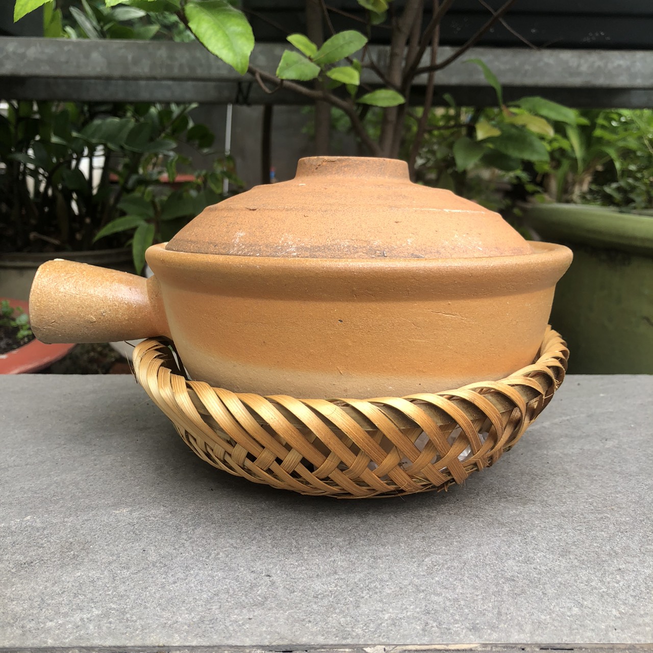 ảnh của sản phẩm Rế Tre Đưng Nồi Đất - Rế Cơm Niêu Lót Nồi - Trang Trí Decor Treo Tường số 5