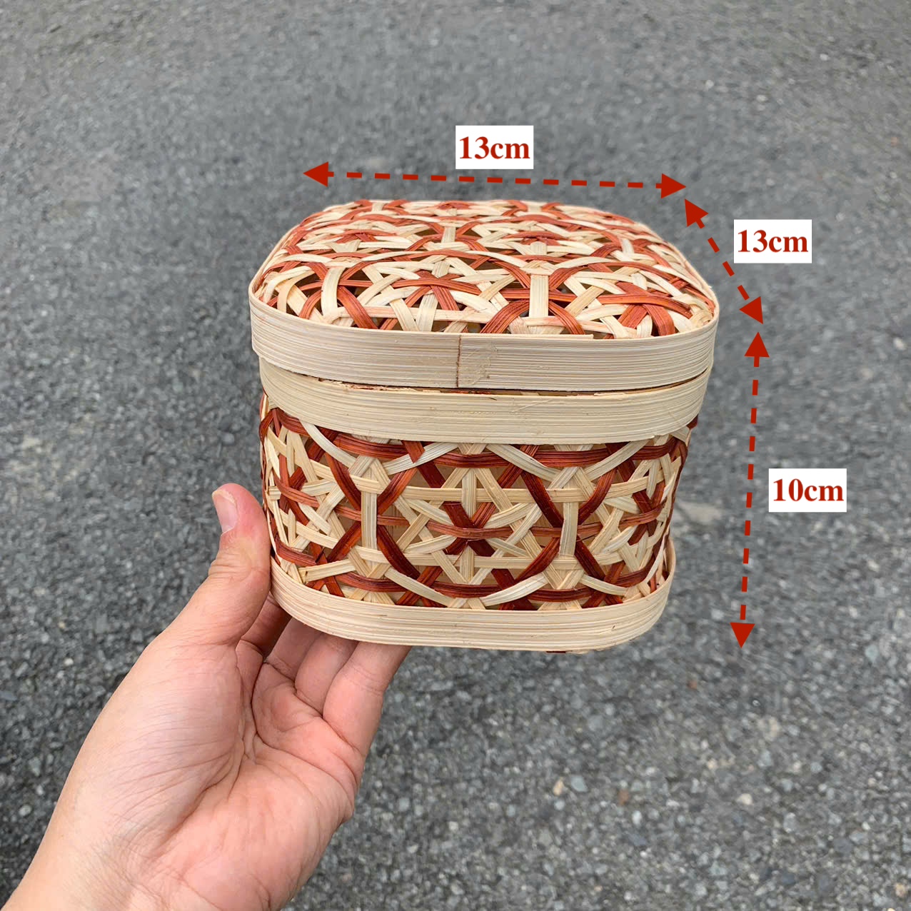ảnh của sản phẩm Giỏ Tre Đựng Quà, Hộp Tre Đựng Đồ Đa Năng nhiều mẫu số 33