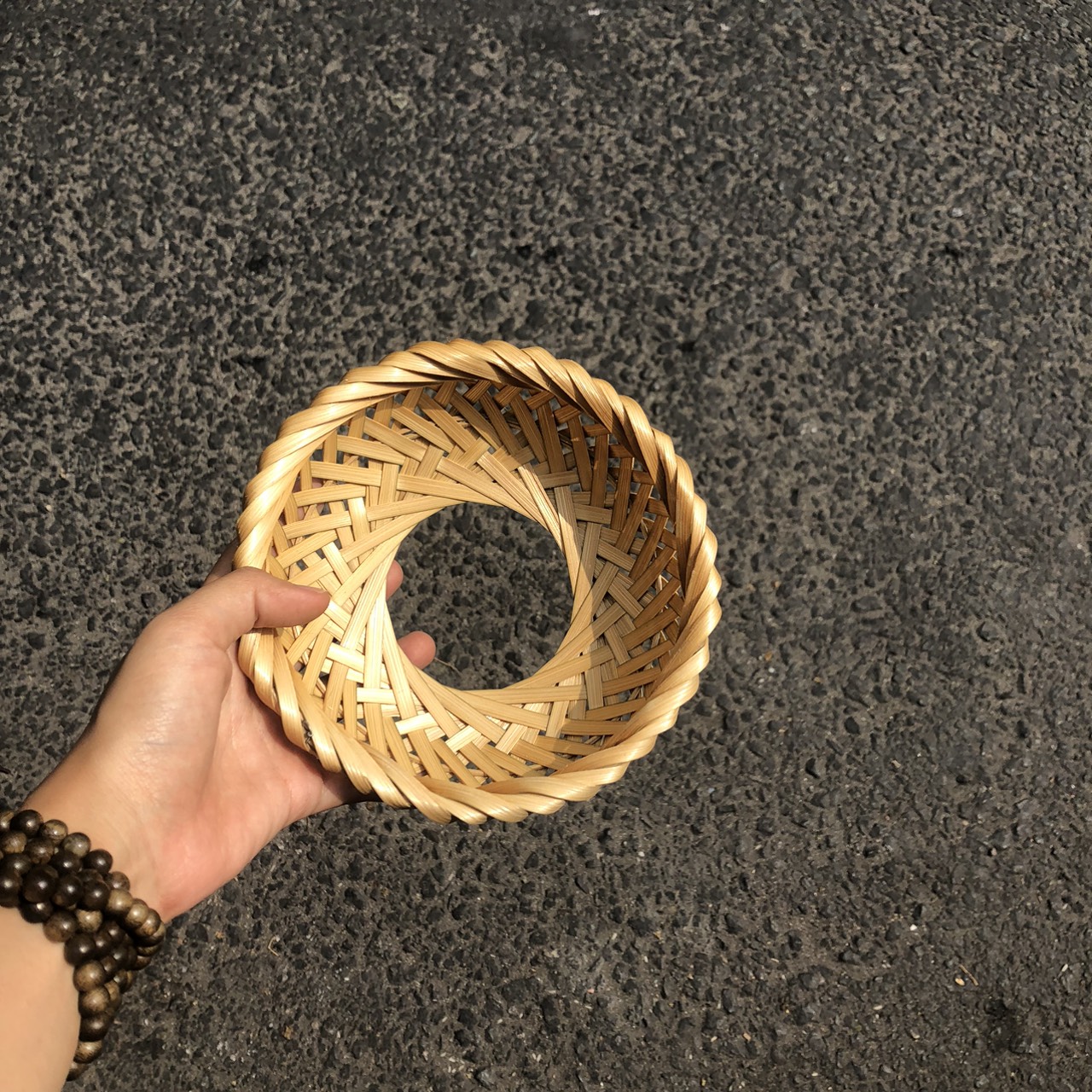 ảnh của sản phẩm Rế Tre Đưng Nồi Đất - Rế Cơm Niêu Lót Nồi - Trang Trí Decor Treo Tường số 8