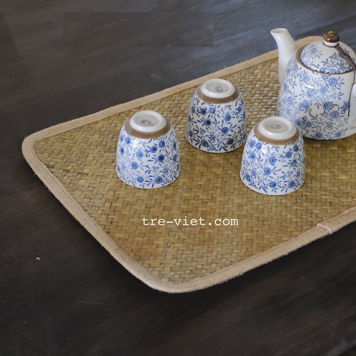 ảnh của sản phẩm Tấm Lót Bàn Ăn Cỏ Bàng hình chữ nhật Thân Thiện Môi Trường - Placemate số 4