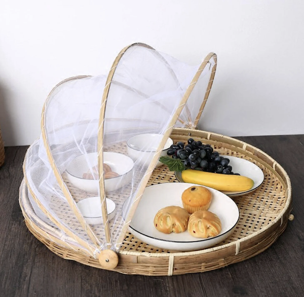 Mẹt Tre Lồng Bàn/ Mẹt Lồng Bàn Đậy Đồ Ăn Tránh Bụi/ Ruồi Muỗi - Bamboo Food Storage Tray With Cover giá 50,000 đang rẻ nhất thị trường