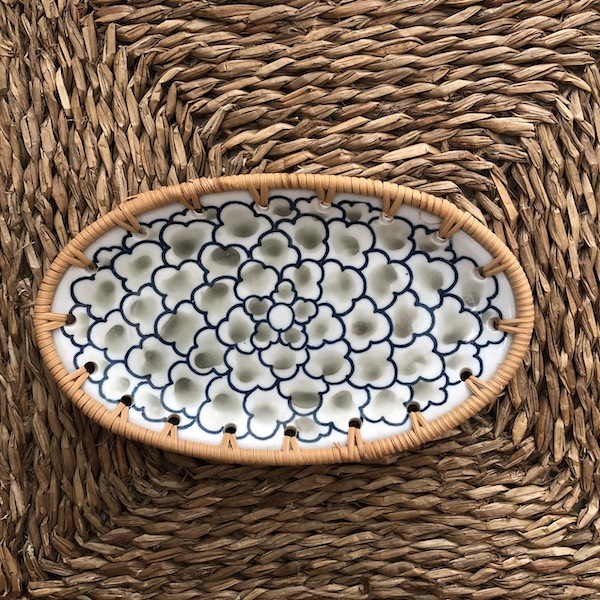 ảnh của sản phẩm Đĩa Sứ Đan Mây - Đĩa Mây Oval Kết Hợp Gốm Sứ số 13
