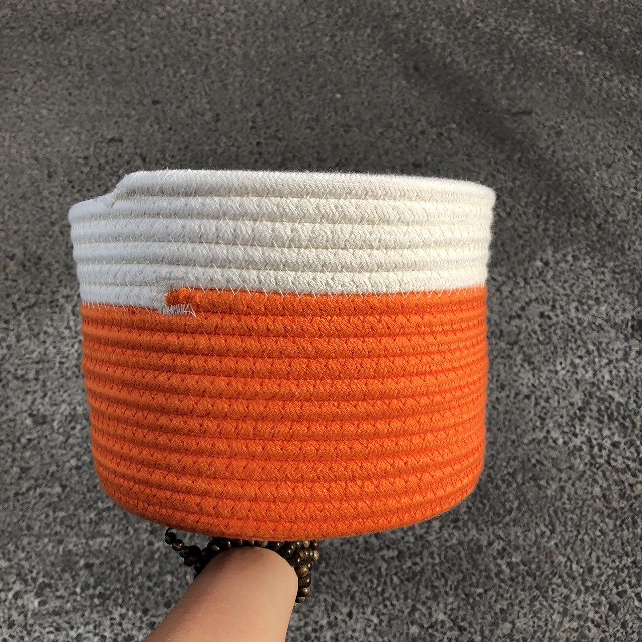 ảnh của sản phẩm Sọt Cotton đựng đồ chơi - Giỏ đựng quần áo dễ thương xinh xắn bằng cotton số 14