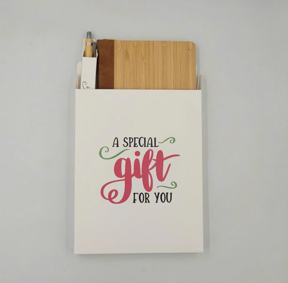 ảnh của sản phẩm Sổ tay da bìa tre tặng kèm bút bi tre khắc tên theo yêu cầu làm quà tặng số 4