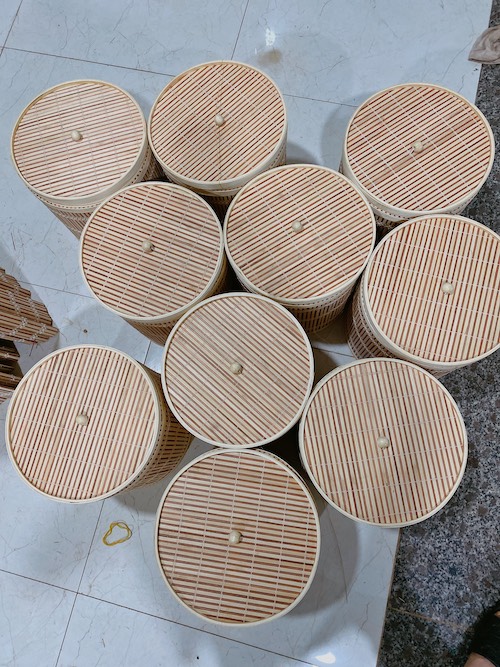 ảnh của sản phẩm Thùng Rác Bằng Tre - Thùng Tre Nhỏ Đựng Đồ - Bamboo Waste Paper Bin số 4