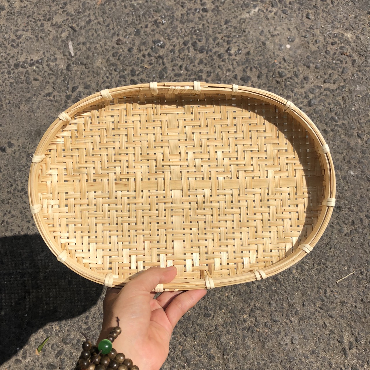 ảnh của sản phẩm Mẹt Tre Hình Oval đựng bánh kẹo - Dĩa tre đựng đồ ăn, phụ kiện chụp ảnh số 9