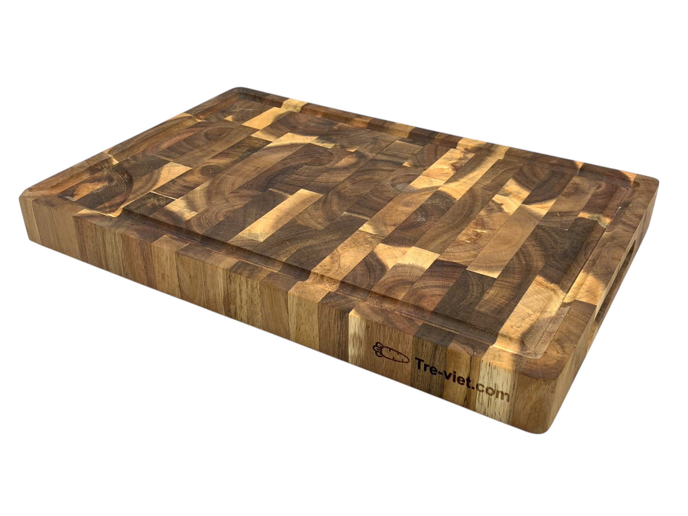 ảnh của sản phẩm Thớt gỗ Teak 30x20x2.5cm - Thớt gỗ Tếch hình chữ nhật số 4