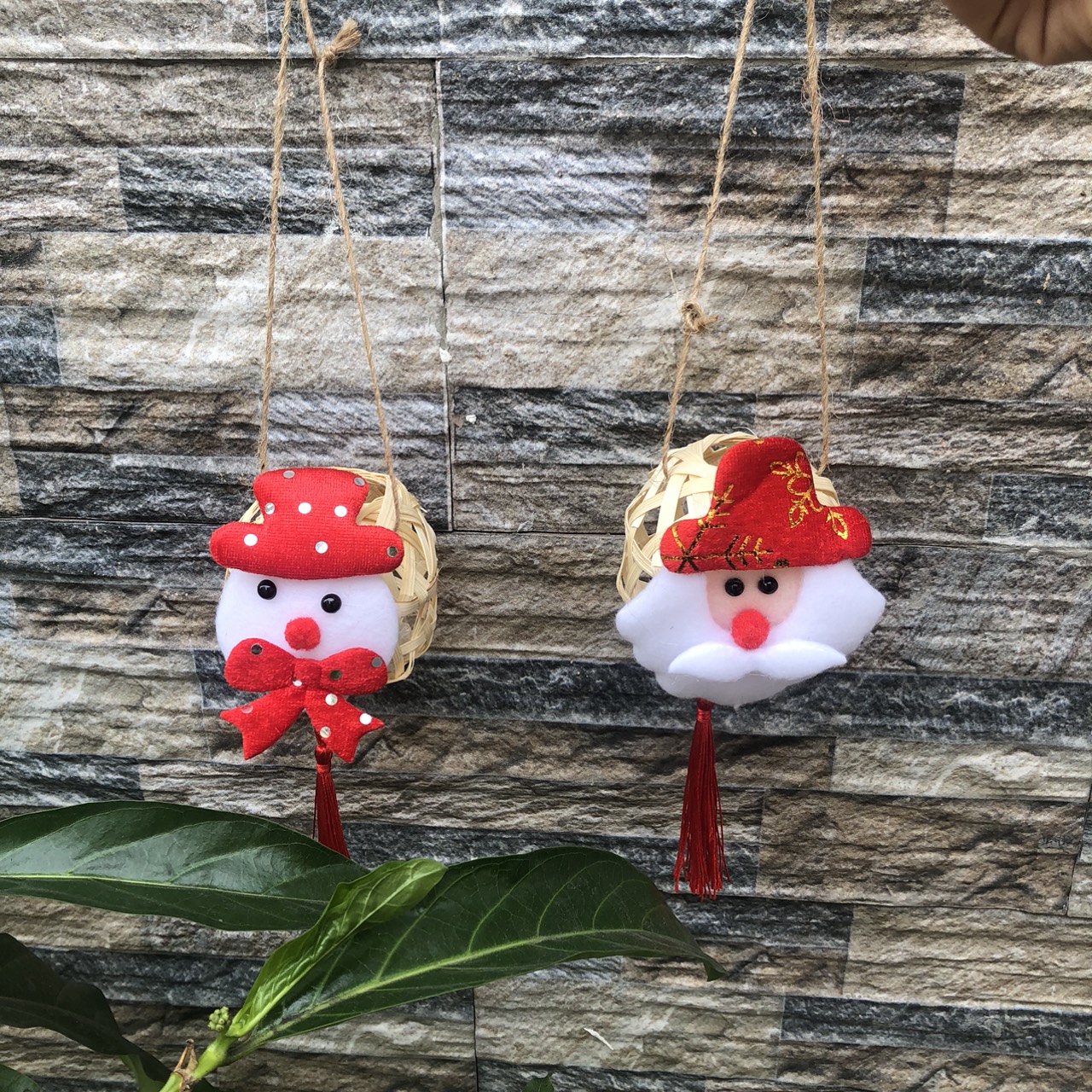 ảnh của sản phẩm Lồng đèn tre Noel - Châu tròn trang trí Noel số 4