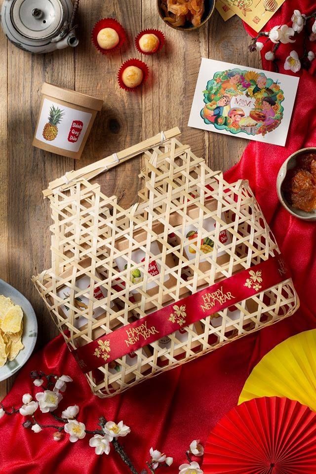 ảnh của sản phẩm Làn Tre quai cầm to - Giỏ Tre Đựng Quà Tết - Lẵng Quà Tết số 6