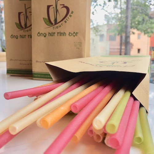 ảnh của sản phẩm Ống hút tinh bột gạo - Flour Straws số 5