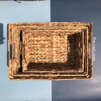 ảnh của sản phẩm Giỏ lục bình chữ nhật đựng đồ - Storage basket số 4