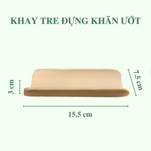 Khay tre đựng khăn ướt cho nhà hàng/ khách sạn - Khay đựng namecard giá 28,000 đang rẻ nhất thị trường