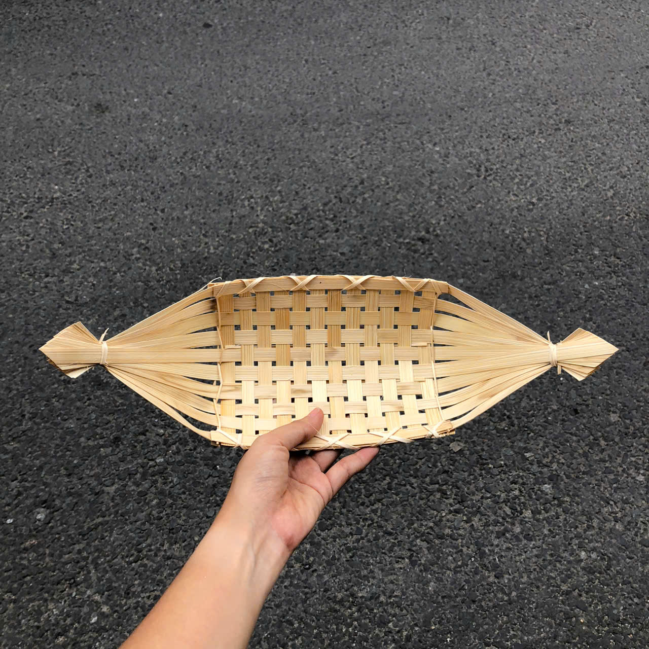 ảnh của sản phẩm Thuyền Tre Đựng bánh kẹo Trang Trí - Dĩa tre đựng đồ chụp ảnh số 5