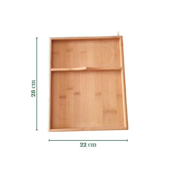 Khay tre đựng ly - Bamboo Tray giá 130,000 đang rẻ nhất thị trường