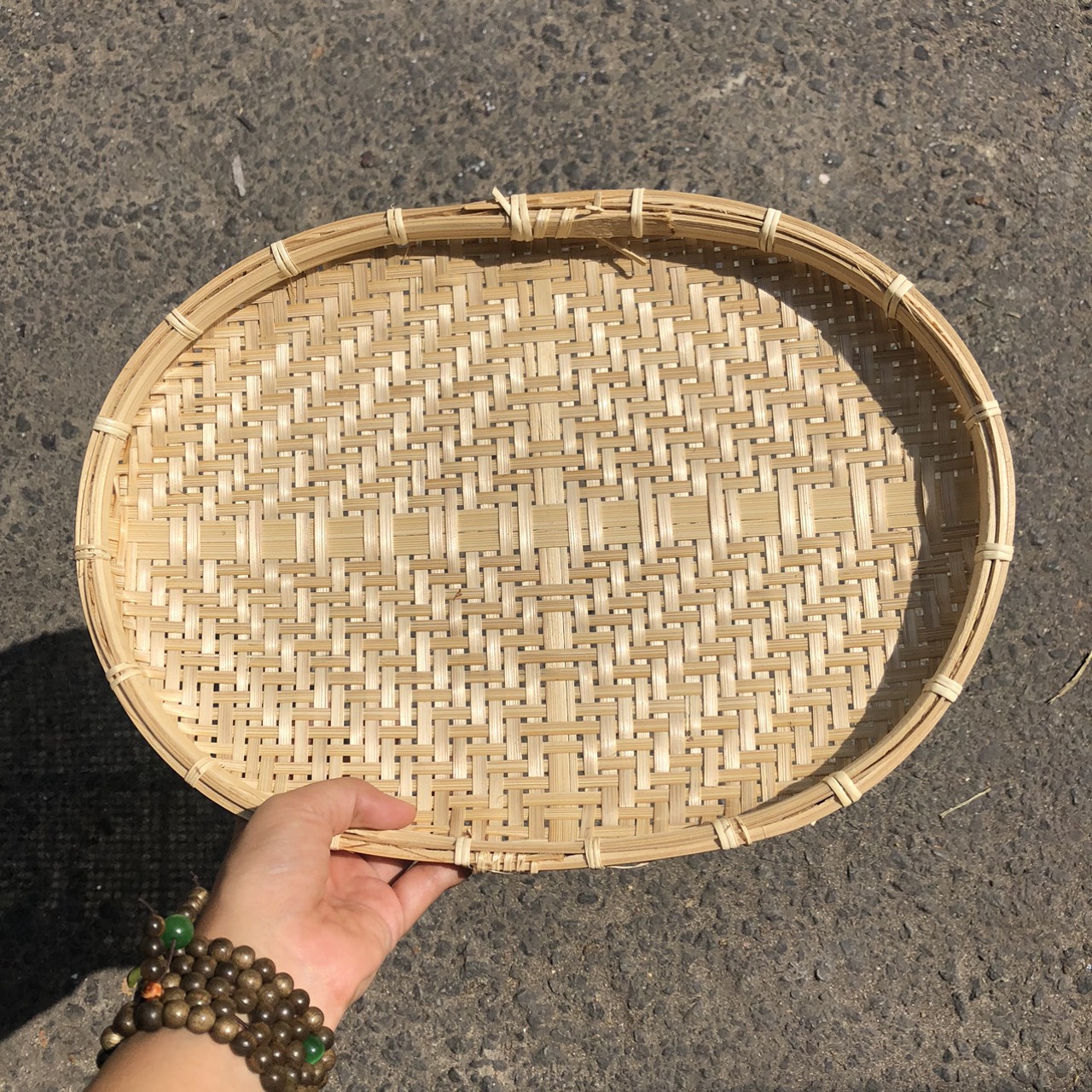ảnh của sản phẩm Mẹt Tre Hình Oval đựng bánh kẹo - Dĩa tre đựng đồ ăn, phụ kiện chụp ảnh số 11