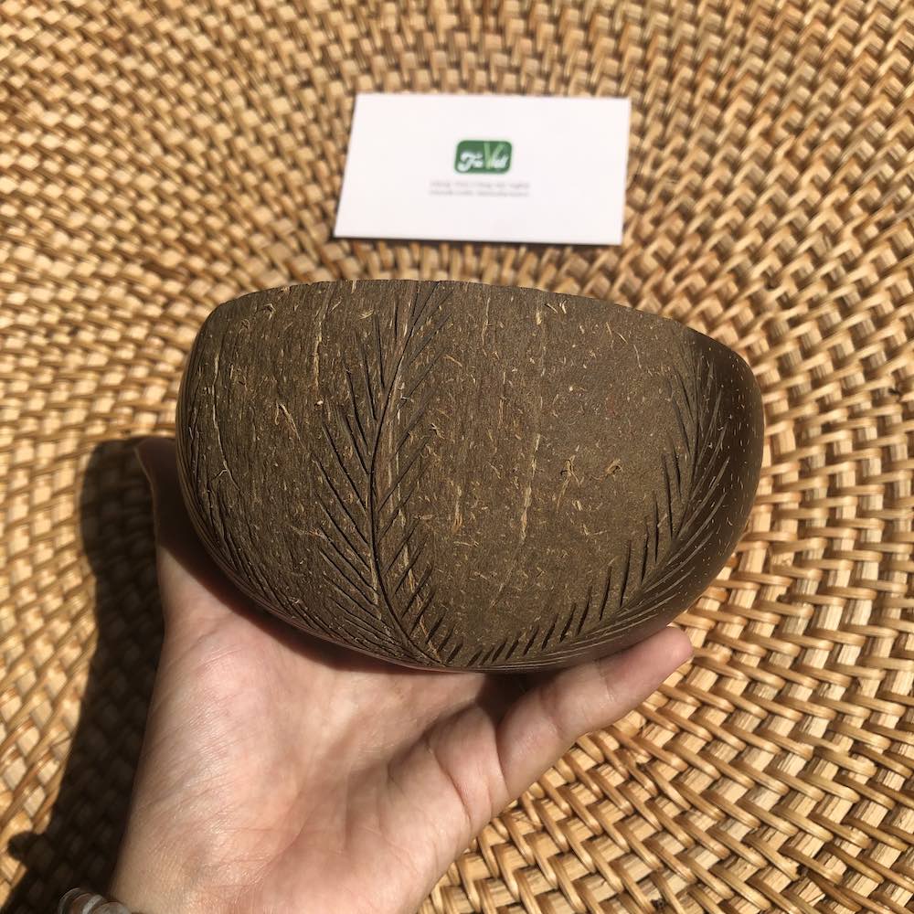 ảnh của sản phẩm Bát Gáo Dừa Kiểu - Bát Gáo Dừa Khắc - Coconut Bowl số 4