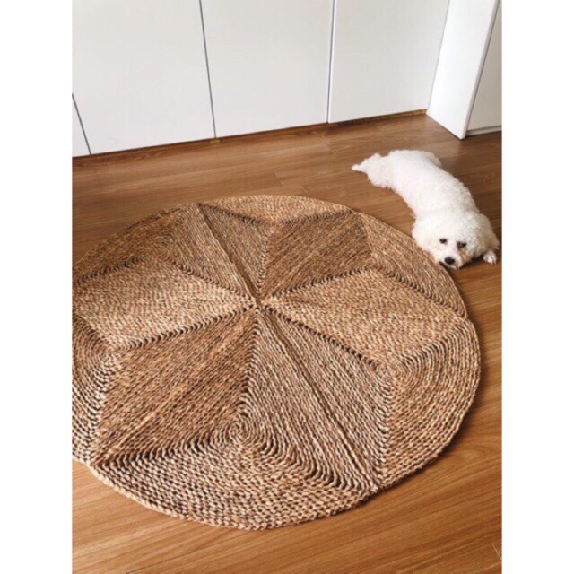 Thảm trải sàn bằng cói hình sao trang trí - Star Round Rug giá 330,000 đang rẻ nhất thị trường