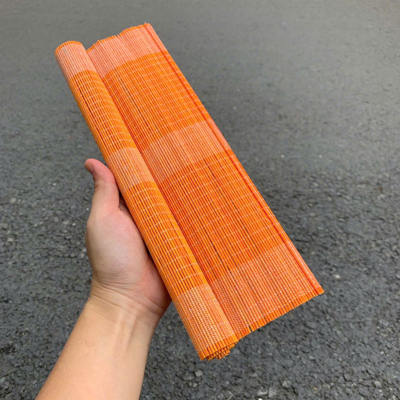 ảnh của sản phẩm Tấm lót bàn ăn mành tre 30x40cm , mành treo Tết mini dùng dán chữ decor số 14