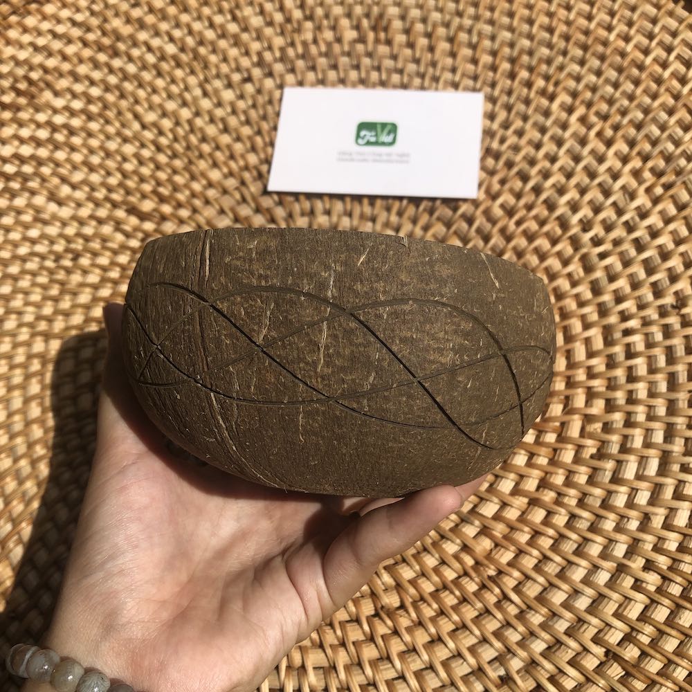 ảnh của sản phẩm Bát Gáo Dừa Kiểu - Bát Gáo Dừa Khắc - Coconut Bowl số 5