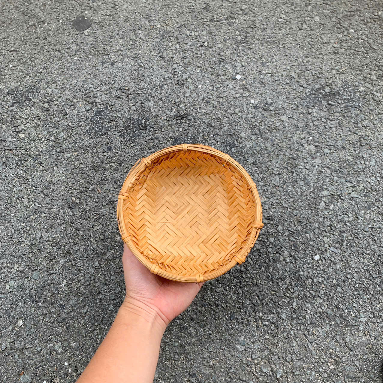 Thúng tre hun khói nhiều kích thước- Winnowing Basket giá 25,000 đang rẻ nhất thị trường