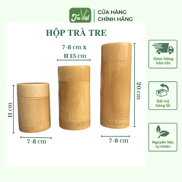 ảnh của sản phẩm Hộp Tre Đựng Trà – Tea Container số 10