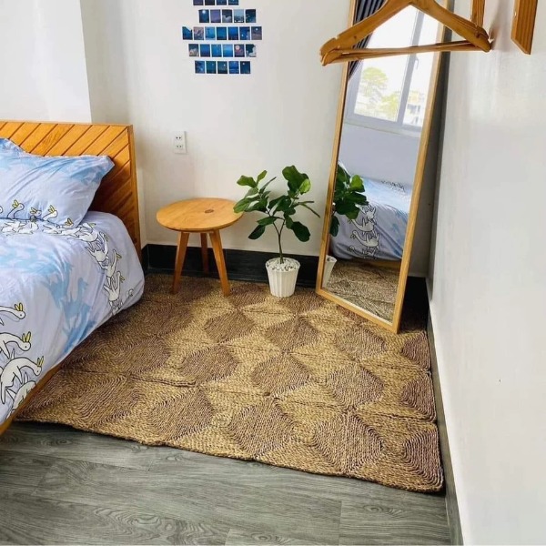 Thảm cói chữ nhật 0.9x1m5 - Thảm trải sàn, trang trí nhà cửa giá 320,000 đang rẻ nhất thị trường