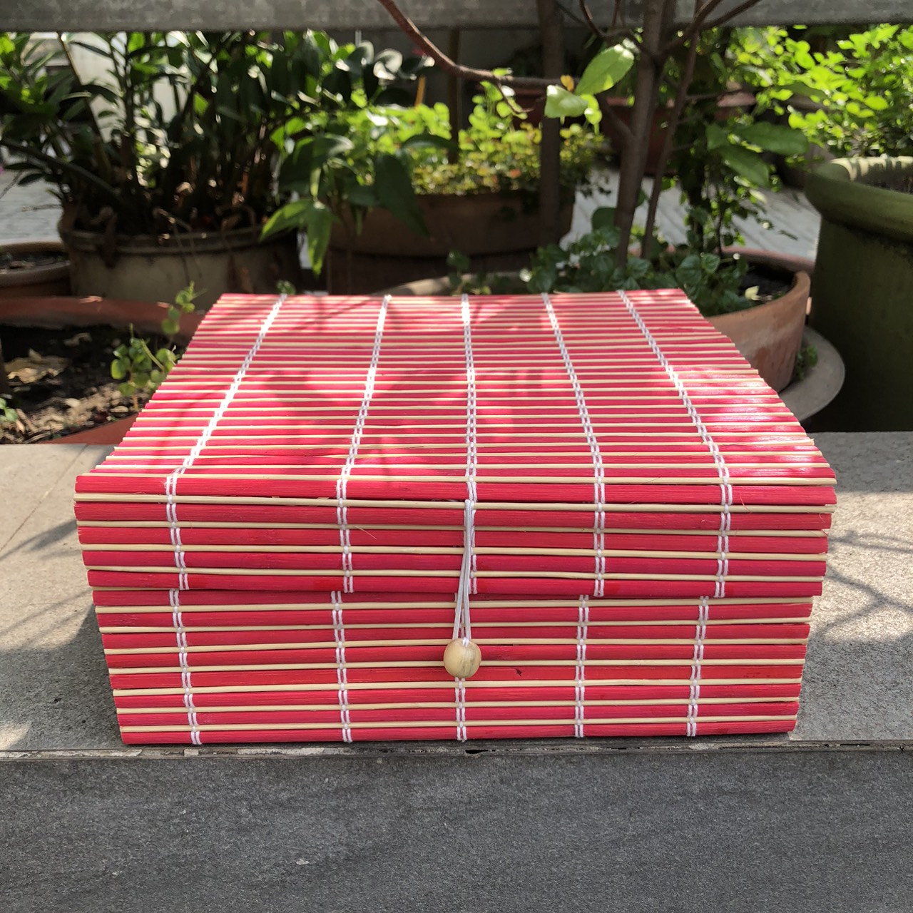 Hộp mành tre đựng quà tặng - Giỏ đựng quà giá 80,000 đang rẻ nhất thị trường